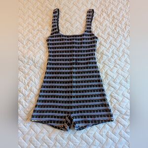 ZARA Knit Jacquard Romper Size.S